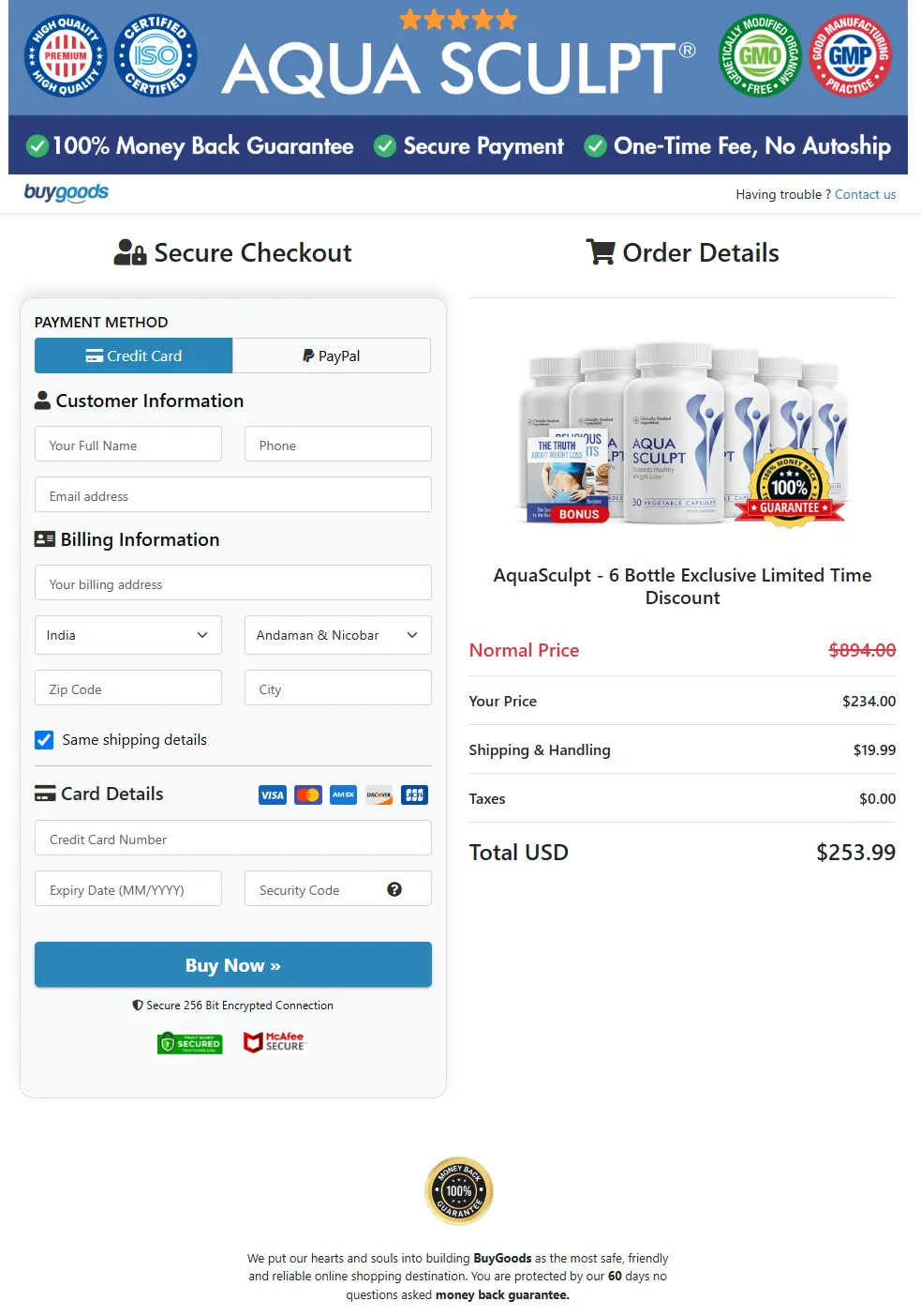 aqua sculpt official